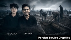 جابه‌جایی مزار امیرعلی حیدری و سروش کرمی، از جان‌باختگان اعتراضات دی‌