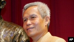 FILE - Sombath Somphone of Laos went missing in Vientiane, Laos, on December 15, 2012. Some rights groups believe he annoyed someone powerful within the government, 