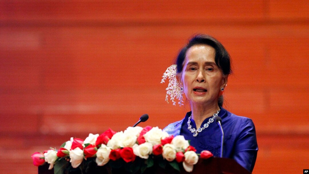 Aung San Suu Kyi, pemimpin de facto Myanmar