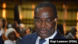 Komi Sélom Klassou, Premier ministre togolais, à Lomé, Togo, 24 mars 2017. (VOA/Kayi Lawson )