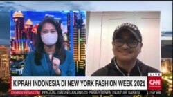 Laporan Langsung VOA untuk CNN Indonesia: Kiprah Indonesia di New York Fashion Week 2021