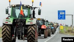 Акція протесту фермерів у Румунії, 7 квітня 2023 р. Inquam Photos/Cornel Putan via REUTERS