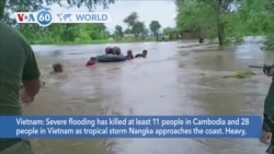 VOA60 Addunyaa - Flooding from tropical storm Nangka has killed at least 39 people in Cambodia and Vietnam