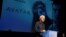 FILE - Director James Cameron announce a long-term agreement which will bring "Avatar"-themed lands to Disney parks as he speaks at a media briefing in Glendale, Calfornia, Sept. 20, 2011.