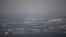 Mexico City's Azteca Stadium, left, is seen through a thick haze, Tuesday, March 15, 2016.