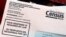 FILE - This March 23, 2018, file photo shows an envelope containing a 2018 census letter mailed to a U.S. resident as part of the nation's only test run of the 2020 Census.