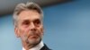 Former Dutch intelligence chief Dick Schoof looks on at a press conference as he is presented as the proposed prime minister of the Netherlands, in The Hague, Netherlands, May 28, 2024. 