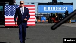 El presidente de EEUU, Joe Biden, durante una visita a Filadelfia para proover su agenda económica el 13 de octubre de 2023.