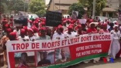 Dernière manifestation de l'opposition avant une pause d'une semaine en Guinée (vidéo)