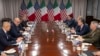 Secretary of War Pete Hegseth hosts a bilateral meeting with Italian Minister of Defense Guido Crosetto, Washington, D.C., June 15, 2026. 