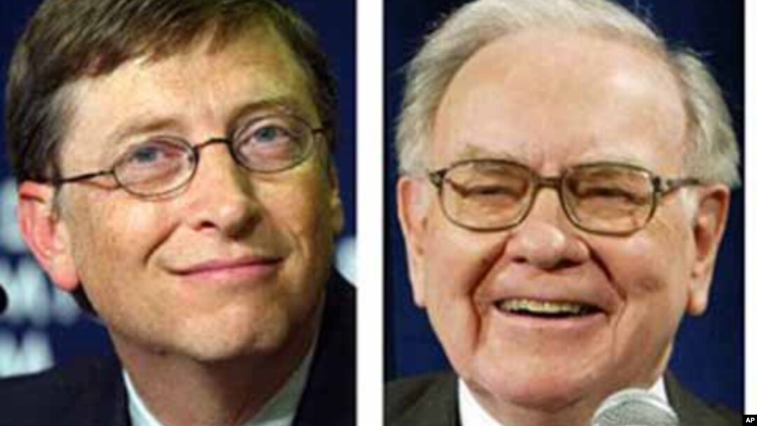 Konglomerat AS, Bill Gates dan Warren Buffet termasuk dalam kelompok milyuner yang mendukung kenaikan pajak bagi orang kaya (foto: dok).