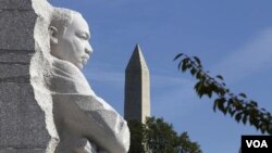 Al fondo se observa el monumento a Washington. Este ha sido reconstruido desde hace varios meses luego de los daños sufridos por un sismo.