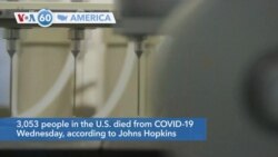 VOA60 Ameerikaa - 3,053 people in the U.S. died from COVID-19 Wednesday