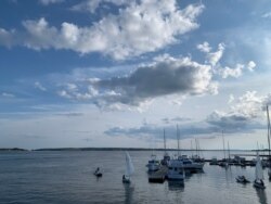 The downtown Charlottetown waterfront on a normal Sunday. (Jay Heisler/VOA)