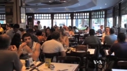 In Ipanema Brazilians Pour into Bars to Watch World Cup
