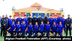 تیم ملی فوتبال زیر ۱۷ سال افغانستان که در جام (کافا) در تاشکند اوزبیکستان شرکت کرده است