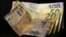Manat banknotes, the national currency of Azerbaijan, are seen in this photo illustration taken in Tbilisi, Georgia, Jan. 18, 2016. 