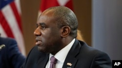 Britanski ministar vanjskih poslova David Lammy.