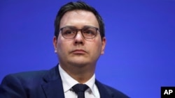 Ян Ліпавський, міністр закордонних справ Чеської Республіки, під час у Конференції з відновлення України в Лондоні, середа, 21 червня 2023 р.