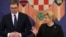 Predsjednik Srbije Aleksandar Vučić i predsjednica Hrvatske Kolinda Grabar Kitarović u Zagrebu, 12. februar 2018.