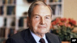 ဘီလီယံနာ ပရဟိတအလှူ ရှင် David Rockefeller