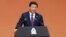 Chinese President Xi Jinping gives a speech during a gala dinner ahead of the fourth Conference on Interaction and Confidence Building Measures in Asia (CICA) summit, in Shanghai, May 20, 2014.