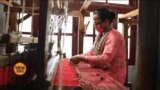 بھارت: روایتی کرگھے پر بنی اونی ساڑھیاں