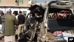 شوێنی ته‌قینه‌وه‌ خۆکوژیـیه‌که‌ی به‌رده‌می نه‌خۆشـخانه‌ی هانگوی ناوچه‌ی خه‌یبه‌ر به‌ختوونخوای باکوری ڕۆژئاوای پاکسـتان، هه‌ینی 10 ی دوازده‌ی 2010