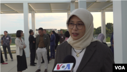 Ketua Grup Penelitian Ekonomi Lingkungan UI, Alin Halimatussadiah. (Rio Tuasikal/VOA)