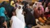 These women are learning skills from the Future Prowess Foundation in Maiduguri, Nigeria. Most of these women are widows whose husbands were either killed by Boko Haram terrorists or were Boko Haram members.