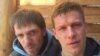 Radio Liberty correspondents Andrei Kostyanov (right) and Sergei Khazov-Cassia (file photo)