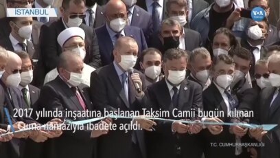 Erdoğan Cami Açılışında Gezi Eylemcilerini Suçladı