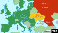 Mapa de Ucrania.