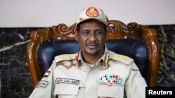 General Mohamed Hamdan Dagalo, Deputy Head of the Sudan Transitional Military Council, attends the signing ceremony of the agreement on peace and ceasefire in Juba, South Sudan October 21, 2019.