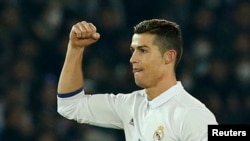 Cristiano Ronaldo lors du march contre le Kashima Antlers au stade japonnaise de Yokohama, le 18 décembre 2016.