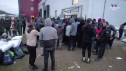 Սահմանային ճամբարների մաքրումից հետո միգրանտները կուտակվել են Բելառուսի սահմանամերձ պահեստում: