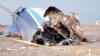 This image taken from a video released by the government of the Mangystau region shows the wreckage of an Azerbaijan Airlines plane near the airport in Aktau, Kazakhstan, on Dec. 25, 2024.