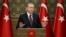 Tayyip Erdogan addresses a gathering of local leaders in Ankara, Turkey, Dec. 1, 2016.