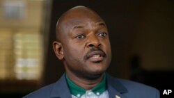 Le président burundais Pierre Nkurunziza,