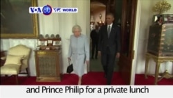 VOA60 World - England: U.S. President Barack Obama meets Queen Elizabeth