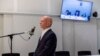 FILE - Retired Maj. Gen. Hugo Carvajal speaks during an extradition hearing at the National Court in Madrid, Spain, Sept. 12, 2019.