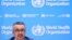 Drejtori i Përgjithshëm i Organizatës Botërore të Shëndetësisë, Tedros Adhanom Ghebreyesus, gjatë një konference për shtyp në Gjenevë