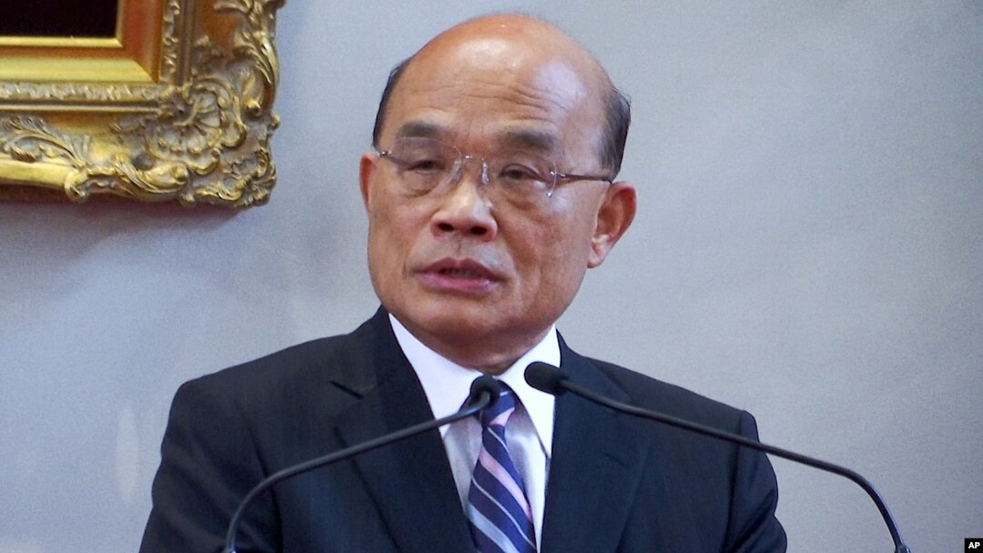 Perdana Menteri Taiwan Su Tseng-chang 