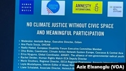 COP29-da Azərbaycanda insan hüquqlarının durumunun müzakirəsi