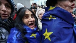 Georgian government denies halting EU accession, even as it suspends talks