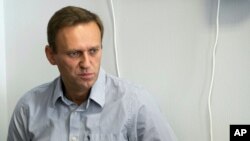 الکسی ناوالنی منتقد شناخته شده و سرسخت ولادیمیر پوتین رییس جمهوری روسیه - آرشیو