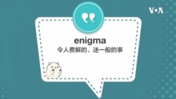 学个词 - enigma