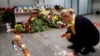 UKRAINE – Relatives of the flight crew members of the Ukraine International Airlines Boeing 737-800 plane that crashed in Iran, mourn at a memorial at the Boryspil International airport outside Kyiv, January 8, 2020