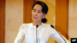 Biểu tượng dân chủ của Miến Điện, bà Aung San Suu Kyi.