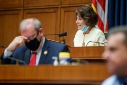 Chairman Anna Eshoo, D-Calif., gives her opening statement during a House Energy and Commerce subcommittee hearing to discuss protecting scientific integrity in response to the coronavirus outbreak, May 14, 2020, on Capitol Hill in Washington.